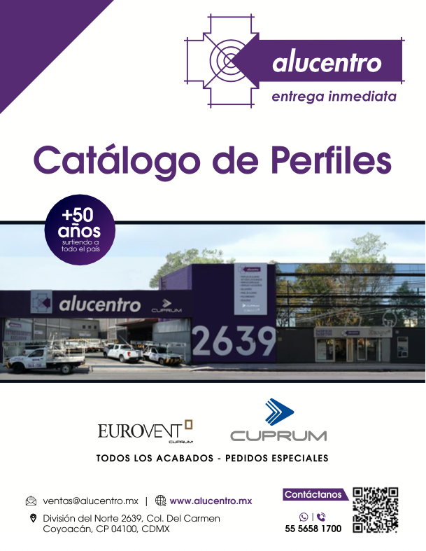 Catálogo Alucentro - Click para descargar